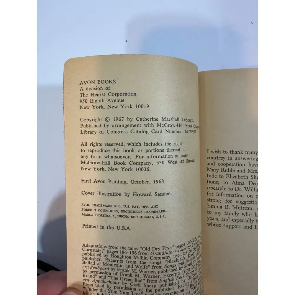 Christy by Catherine Marshall Paperback 1969